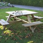 Picknicktafel luxe 8 persoons
